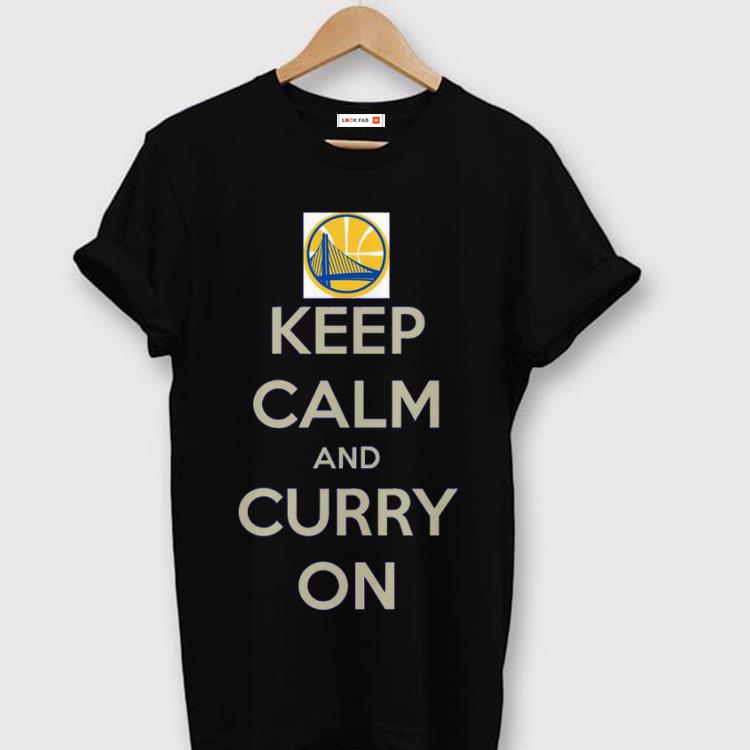 Premium Keep Calm And Curry On Golden State Warriors Shirt