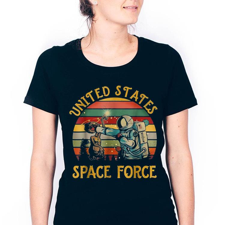 Premium Retro Vintage United States Space Force Punch The Alien shirt 3 Premium Retro Vintage United States Space Force Punch The Alien shirt 3