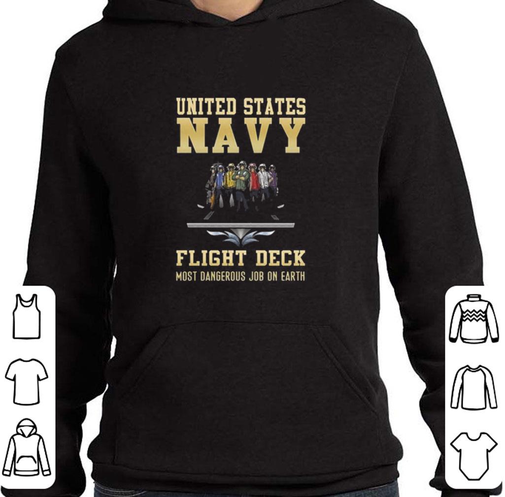 Premium United states navy flight deck most dangerous job on earth shirt