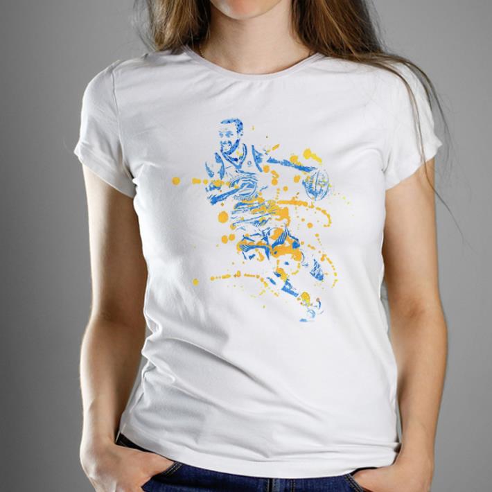 Stephen Curry Golden State Warriors Water Color Art