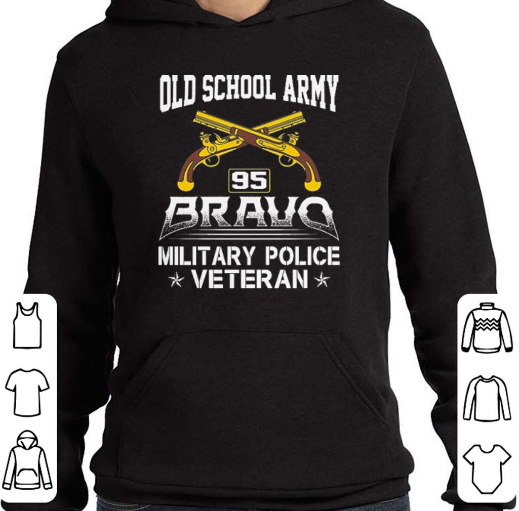 Top Old school army 95 bravo military police veteran shirt