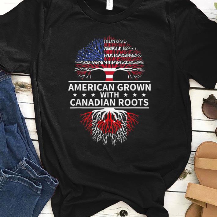 TopAmerican Grown Canadian Roots shirt