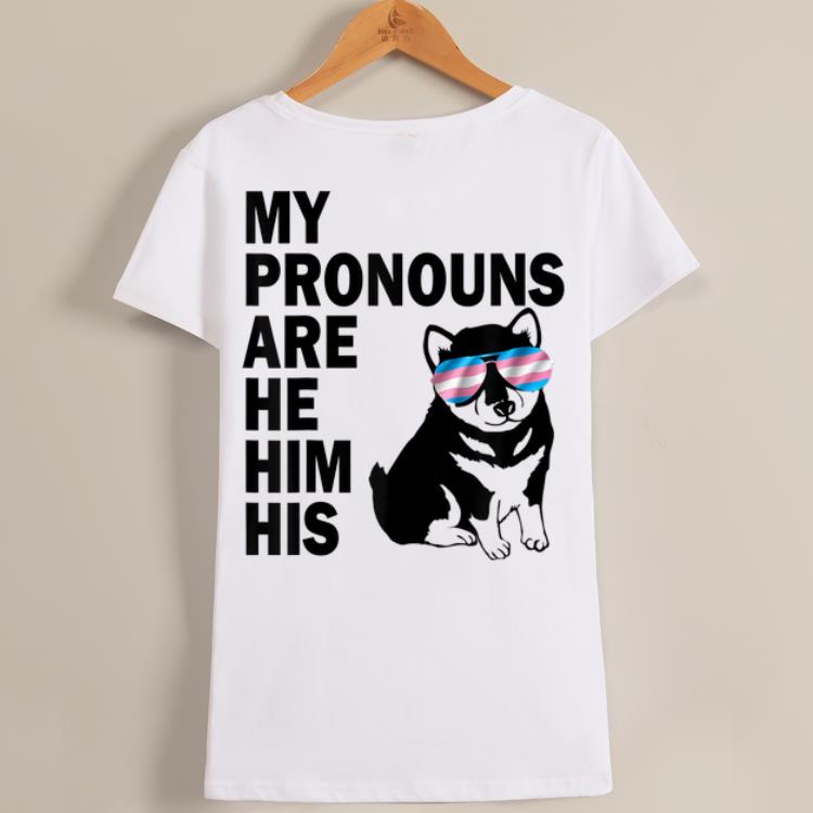 Transgender LGBT Pride Gift He Him His Pronouns Trans shirt