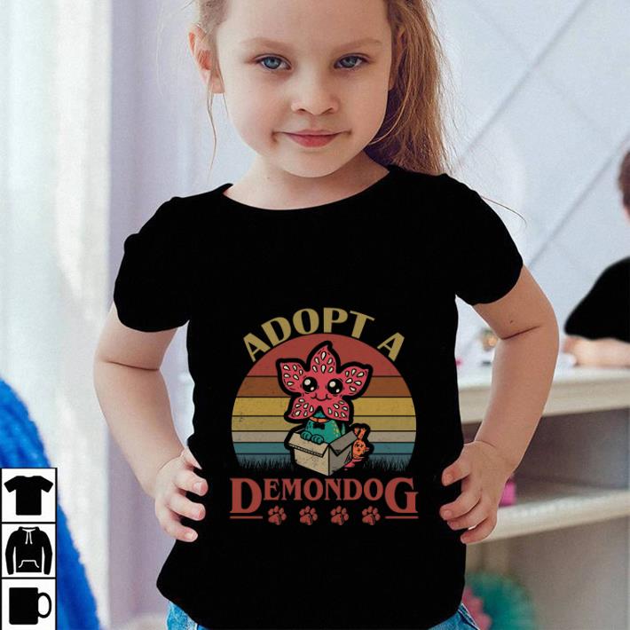 Awesome Adopt a Demodog vintage Stranger Things shirt