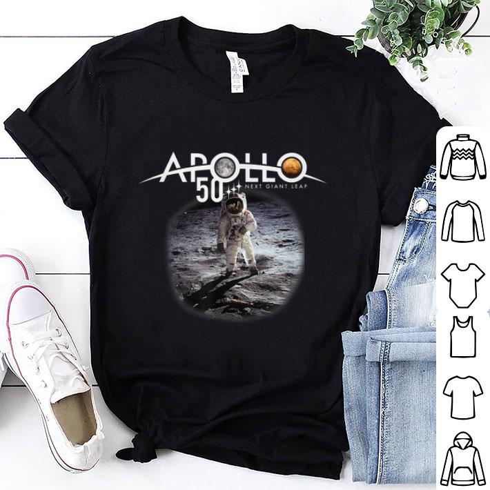 Awesome Apollo 11 50th Anniversary First Walk On The Moon 1969-2019 shirt