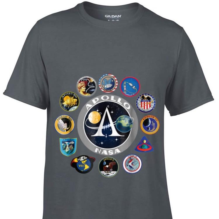  Awesome Apollo Missions Patch Badge Nasa American Circle Logo shirt