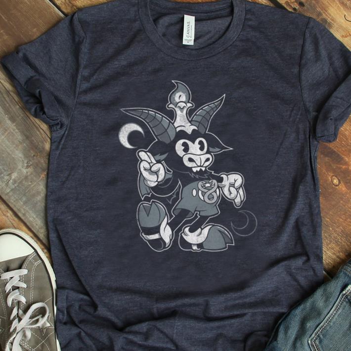 Awesome Baphomet Vintage Cartoon Goth Occult shirt