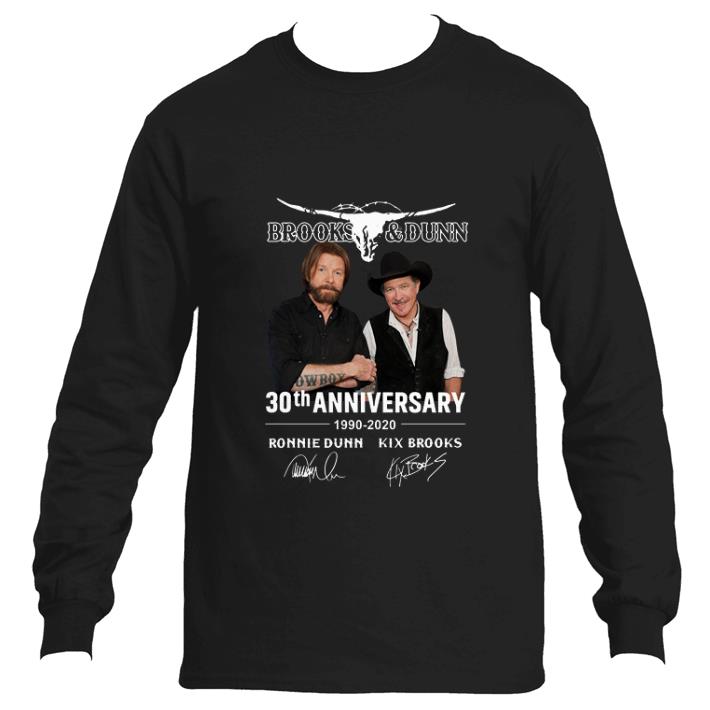 Awesome Brooks & Dunn 30th anniversary 1990-2020 Ronnie Dunn signatures shirt 2 Awesome Brooks & Dunn 30th anniversary 1990-2020 Ronnie Dunn signatures shirt