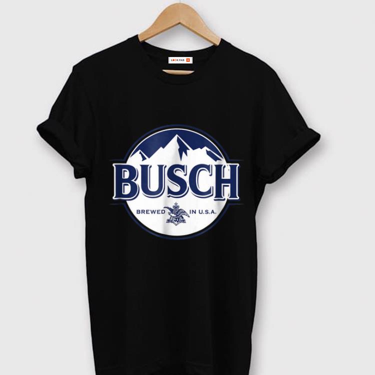 Awesome Busch Beer Navy Logo shirt