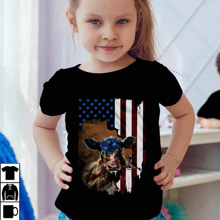 Awesome Cow American flag 4th Of July Independence Day shirt 2 Awesome Cow American flag 4th Of July Independence Day shirt
