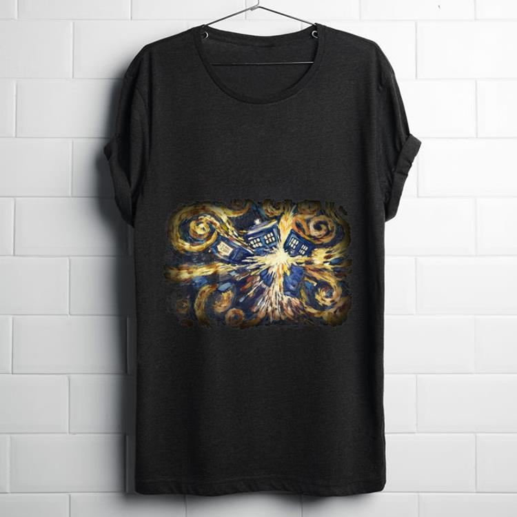 Awesome Doctor Who Art Tardis Van Gogh shirt