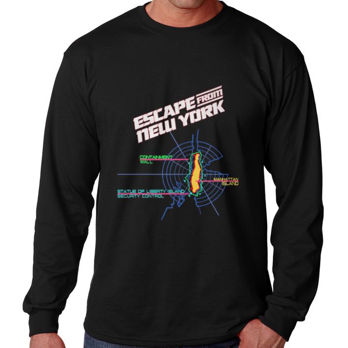 Awesome Escape from New York Containment Wall Manhattan Island Prison shirt 2 Awesome Escape from New York Containment Wall Manhattan Island Prison shirt