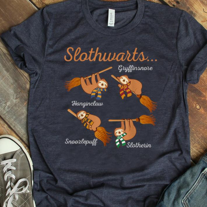 Awesome Harry Slothwarts - Gryfinsnore Hanginclaw Snoozlepuff Slotherin - Sloth shirt