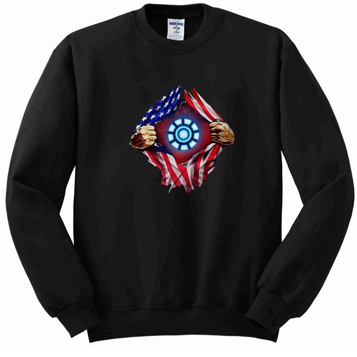 Awesome Iron Man Arc Reactor American flag shirt 6 Awesome Iron Man Arc Reactor American flag shirt