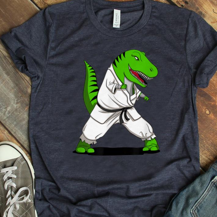 Awesome Karate T-Rex Dinosaur Fighter Ninja shirt