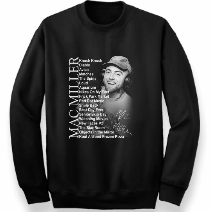 Awesome List Songs Mac Miller Knock Knock Diablo Avian Matches The Spins shirt 2 Awesome List Songs Mac Miller Knock Knock Diablo Avian Matches The Spins shirt