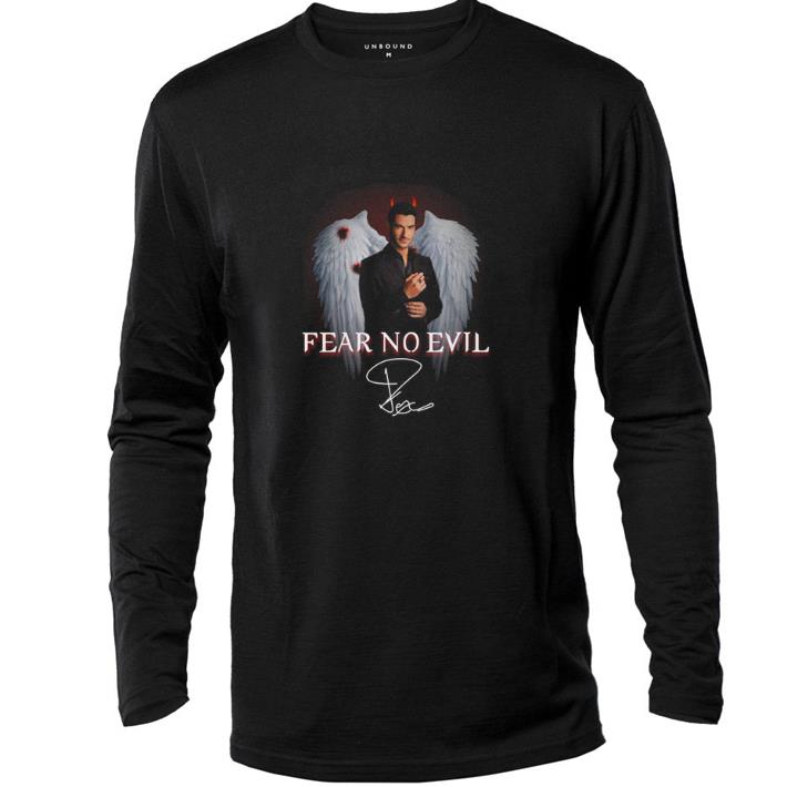 Awesome Lucifer Fear no evil Tom Ellis signature shirt