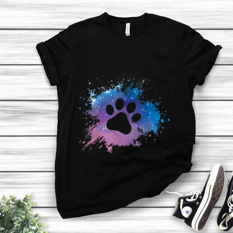 Awesome Paw Dog Galaxy Paint shirt