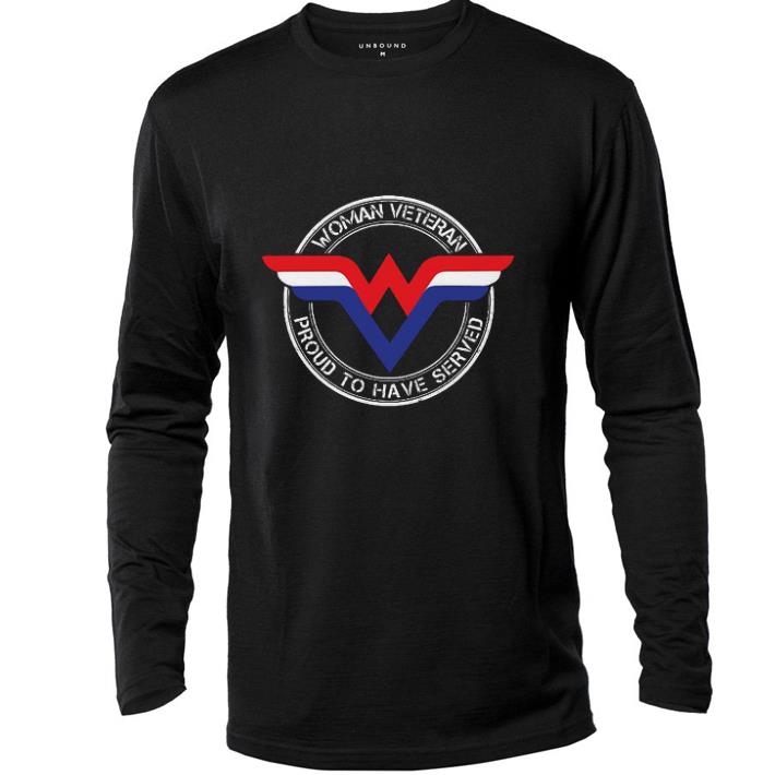 Awesome Proud to have served Wonder Woman veteran shirt