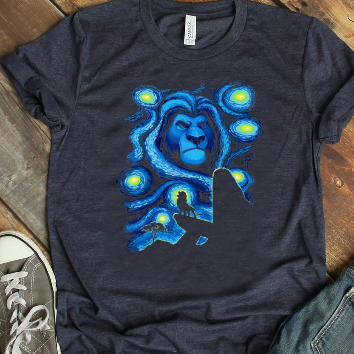 Hot Disney Lion King Mufasa Starry Night Pride Rock shirt