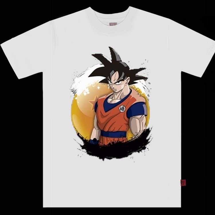 Hot Just Goku Dragon Balls Black And White Shape Of Goku shirt