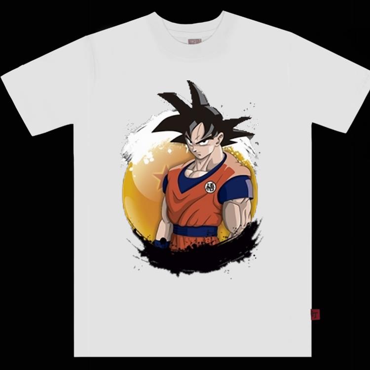 Hot Just Goku Dragon Balls Black And White Shape Of Goku shirt