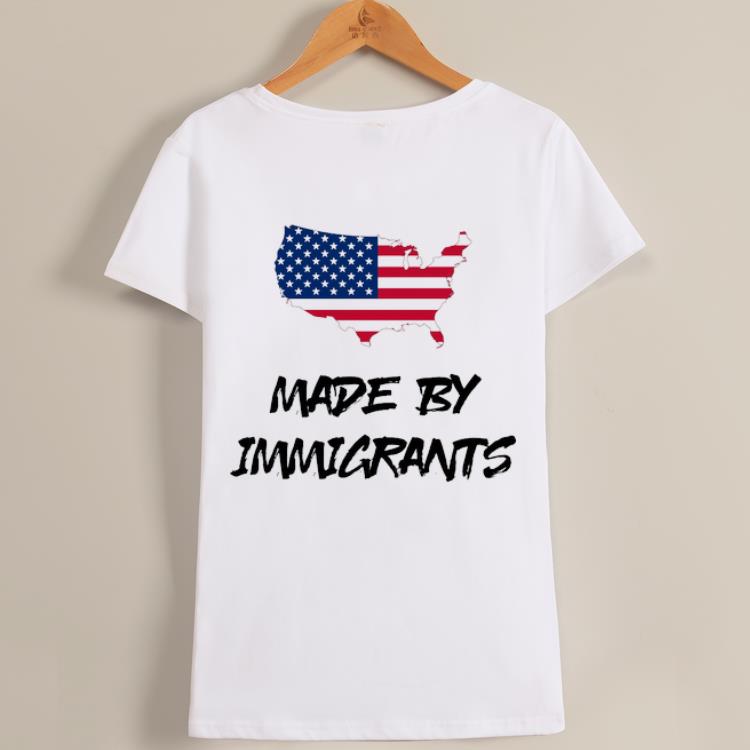 Hot Made By Immigrants American Map Flag shirt