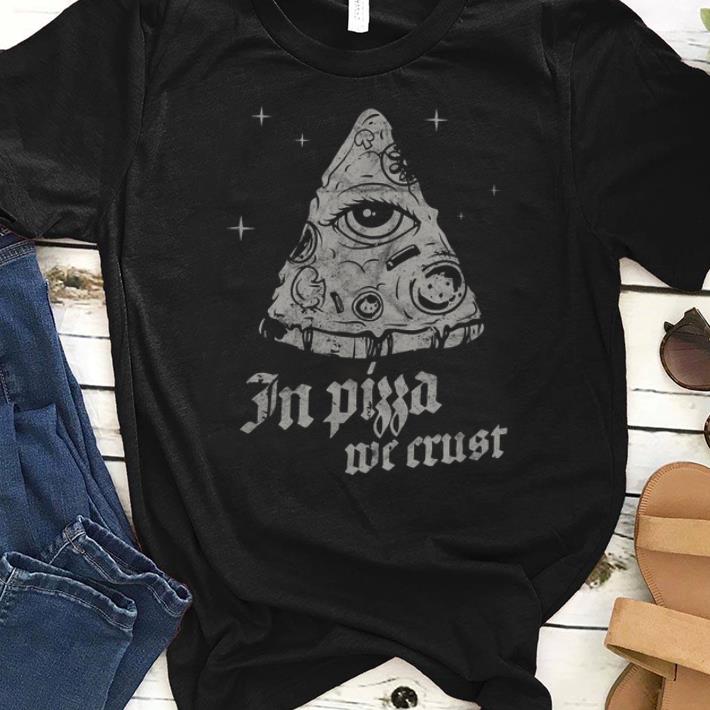 Hot Tarot Satan Occult In Pizza We Crust Illuminanti NWO Satan shirt