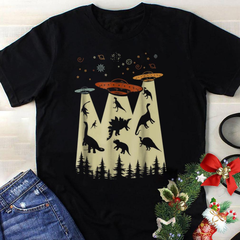 Hot trend Vintage Dinosaur Alien Abduction shirt