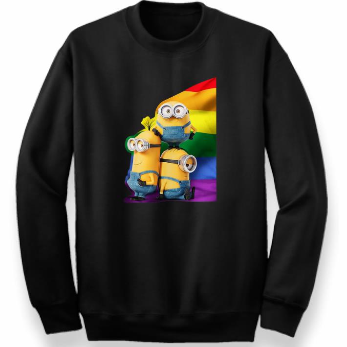 Nice LGBT Minions rainbow shirt 2 Nice LGBT Minions rainbow shirt