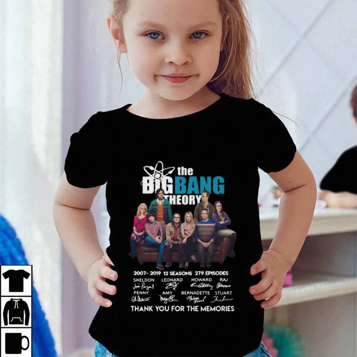 Nice The Bigbang Theory 2007-2019 12 seasons 279 episodes signatures shirt