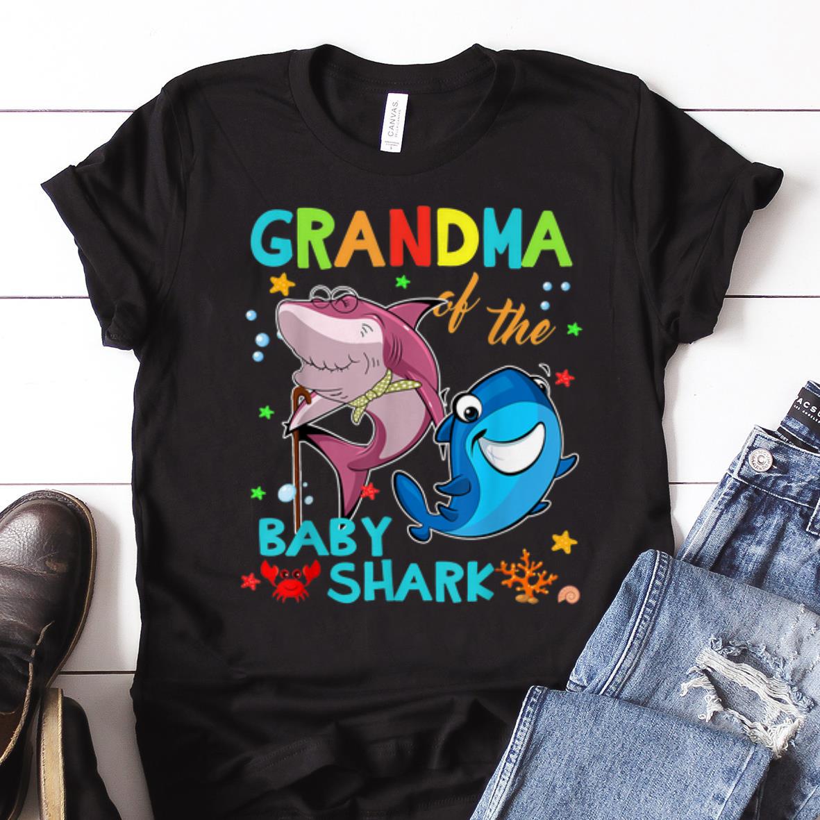  Nice price Grandma Of The Baby Shark shirt