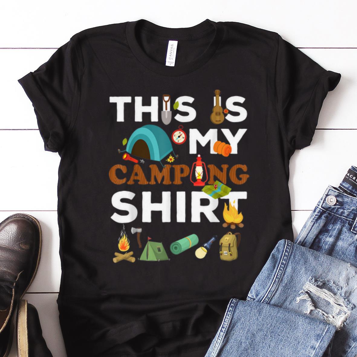  Nice price This Is My Camping shirt