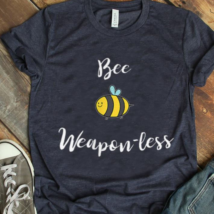 Official Anti Gun Wear Orange Bee Weapon-Less No Violence shirt