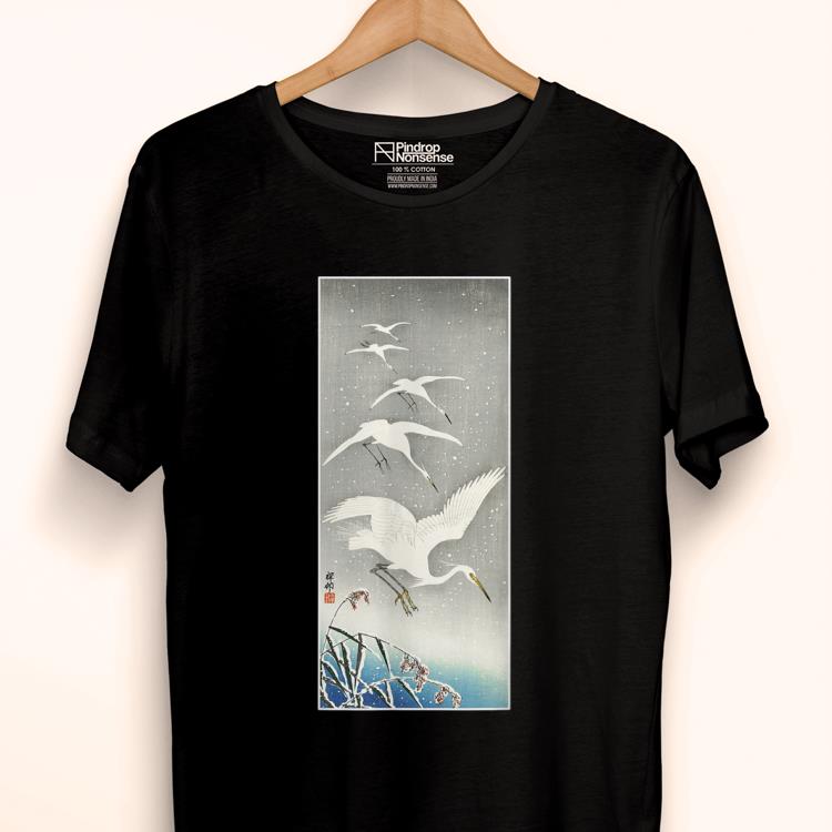 Official Crane Egret Vintage Tokyo Japan Streetwear Aesthetic Zen