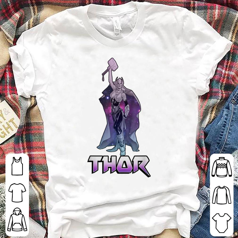Official Female Thor Celestial Hammer In Air shirt