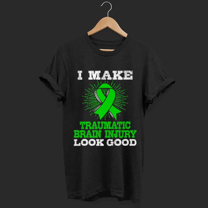 Official I Make Traumatic Brain Injury Look Good Cancer Awareness shirt