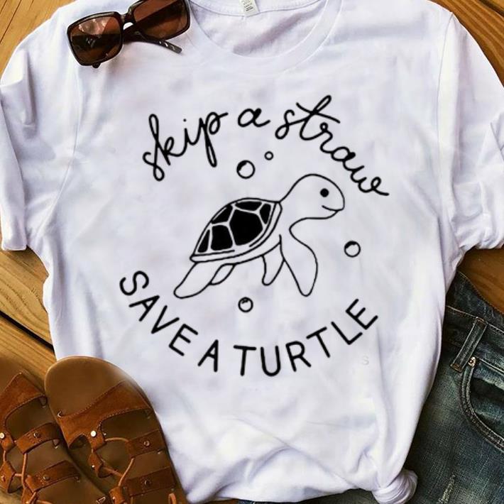 Official Skip A Straw Save A Turtle shirt