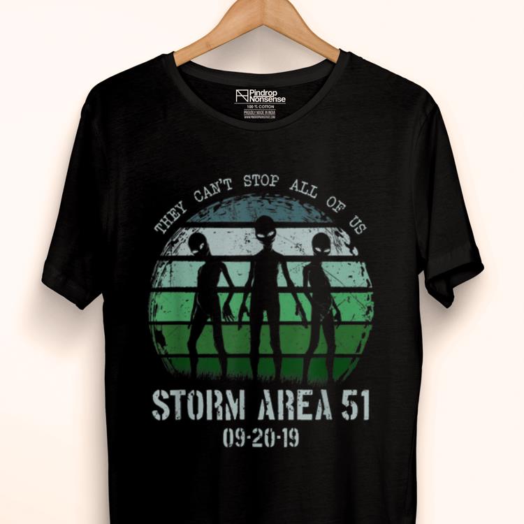 Official Storm Area 51 Alien Trio UFO Truth Movement shirt