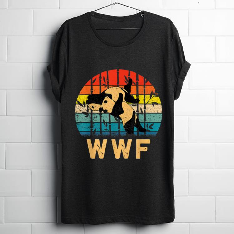 Official Sunset Vintage Panda Bears WWF's Finish Him Panda Lover shirt
