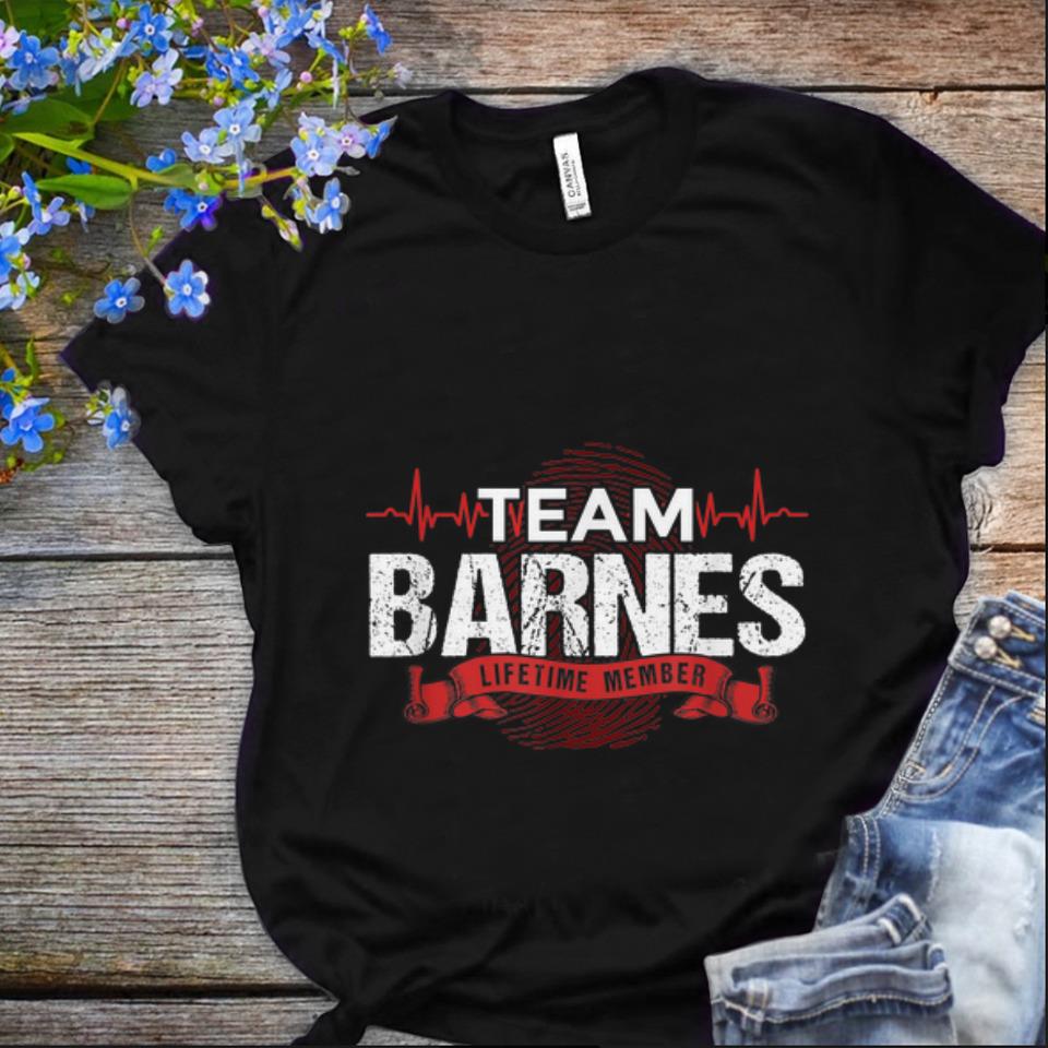  Original Barnes Team Family Reunions DNA Heartbeat shirt