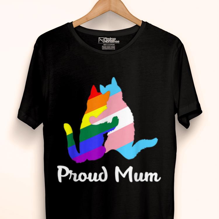 Original Proud Mum LGBT Gay Pride Month Rainbow Flag shirt