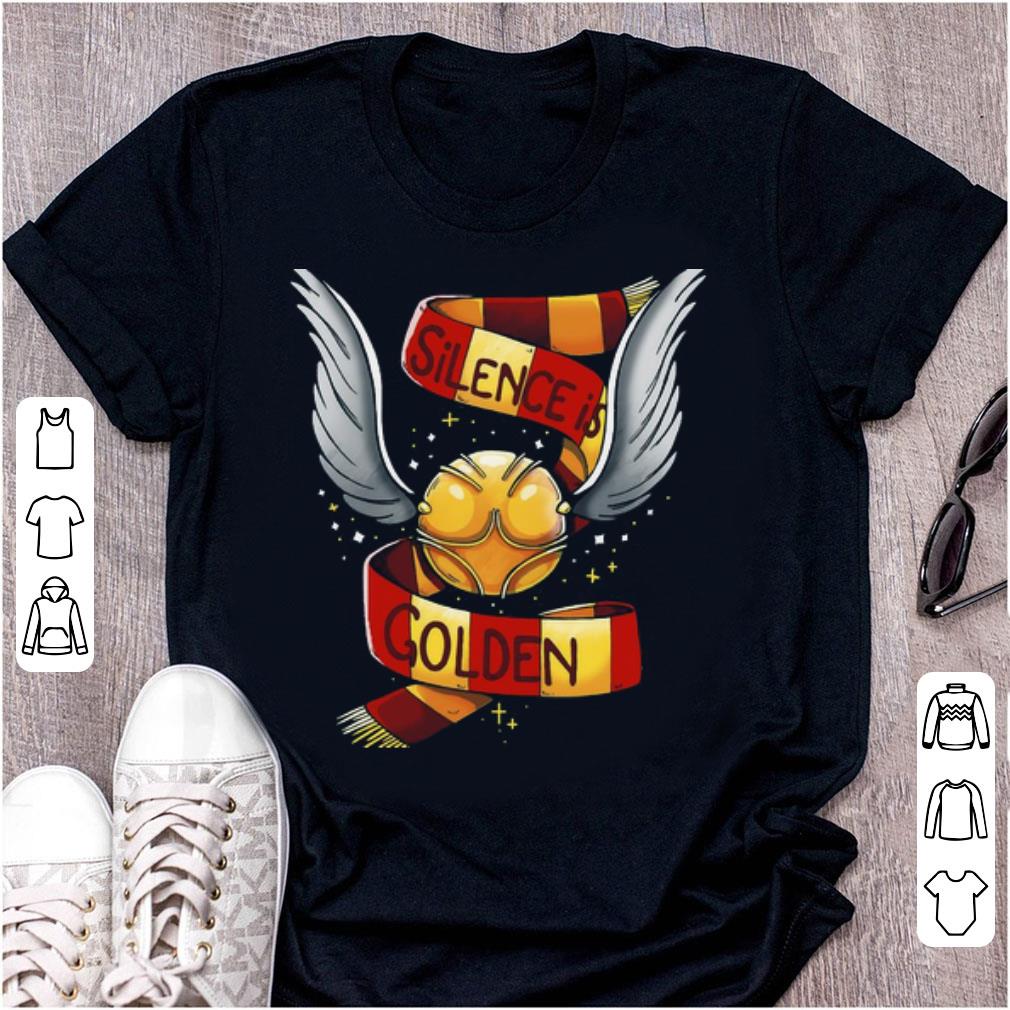 Original Silence Is Golden Harry Potter Quidditch Ball shirt