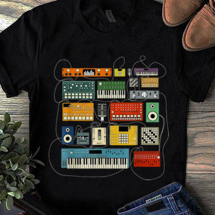 Original Synthesizer And Drum Machine Dj Electronic Musician shirt