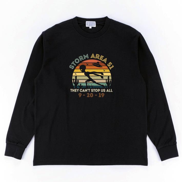 Premium Alien Storm Area 51 they can't stop us all vintage shirt