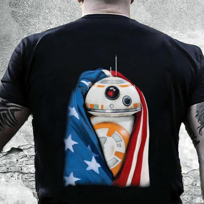 Premium BB-8 Star War wearing US flag shirt 6 Premium BB-8 Star War wearing US flag shirt