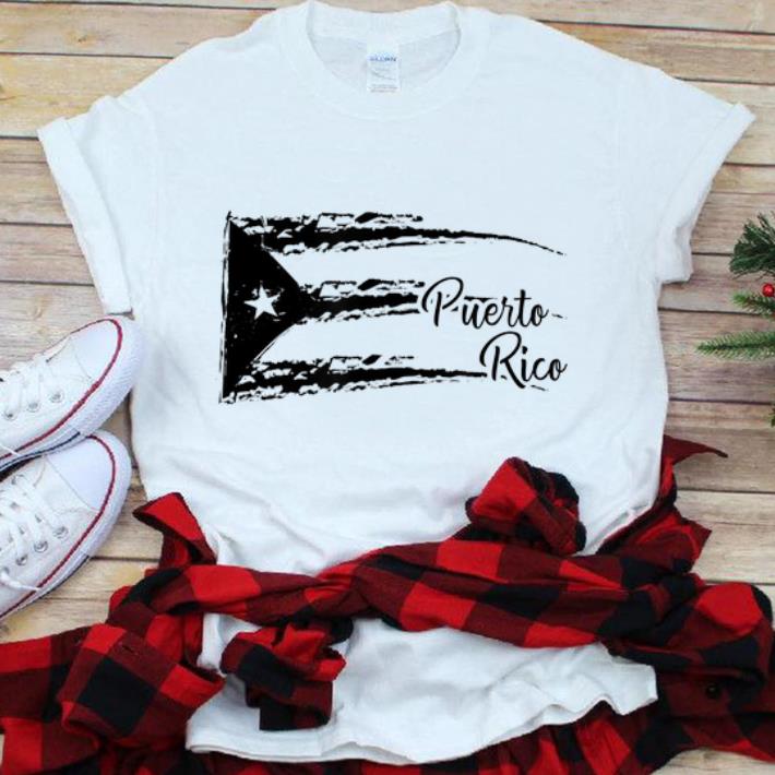  Premium Black Puerto Rico Flag Bandera Negra shirt