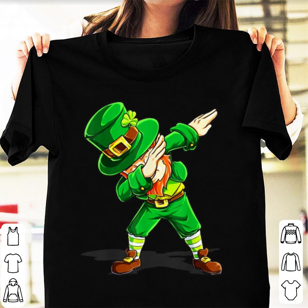 Premium Dabbing Leprechaun Boys shirt