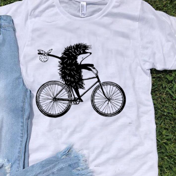 Premium Hedgehog On The Bicycle Hedgehog In The Fog shirt
