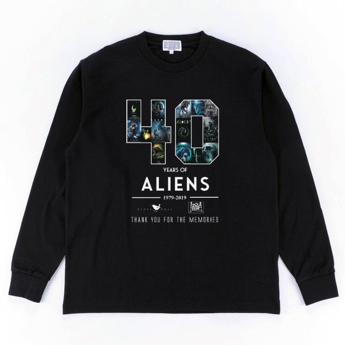 Premium Pretty 40 Years of Aliens 1979-2019 thank you for the memories shirt 6 Premium Pretty 40 Years of Aliens 1979-2019 thank you for the memories shirt